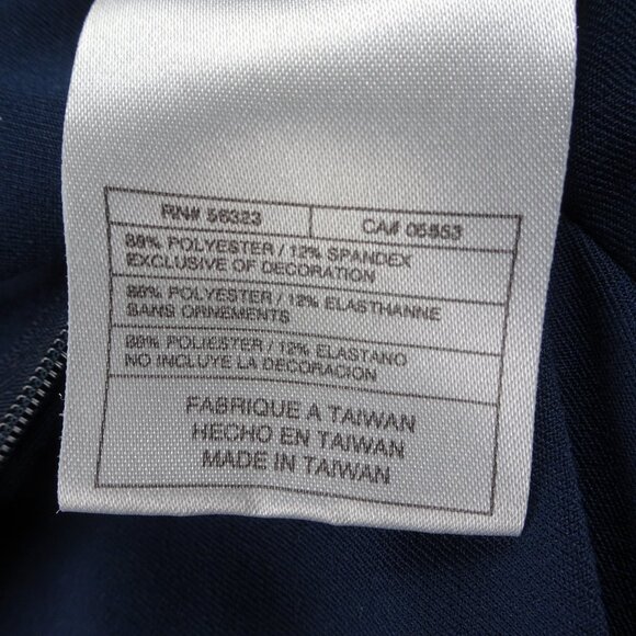 Y2K Nike Navy Zipper Front Pant Size S (4-6) - Picture 6 of 8